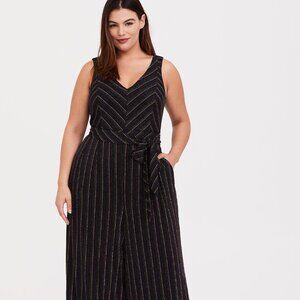 Torrid - Maxi Glitter Rainbow Knit Jumpsuit (Plus size 00  - Women's M /L / 10)